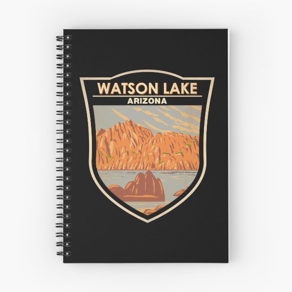 Item preview, Watson Lake Arizona Travel Art Badge designed and sold by KrisSidDesigns.