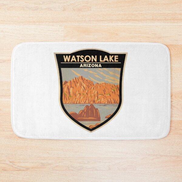 Item preview, Watson Lake Arizona Travel Art Badge designed and sold by KrisSidDesigns.