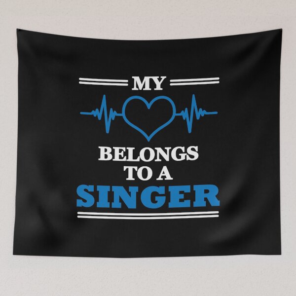 Item preview, My heart belongs to a singer designed and sold by TrendyDesigns.