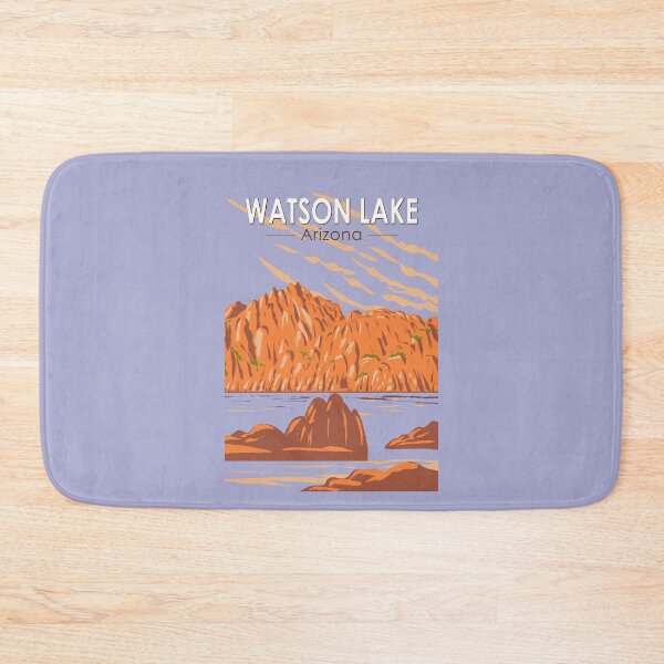 Item preview, Watson Lake Arizona Travel Art Vintage designed and sold by KrisSidDesigns.