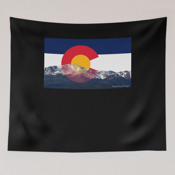 Item preview, Pikes Peak Colorado Flag  	 designed and sold by uaixcacnlnv34.