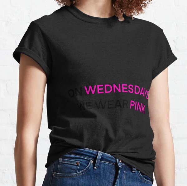 On Wednesday We Wear Pink Jersey Shirt, Mean Girls Jersey Designed & Sold  By BraSmith