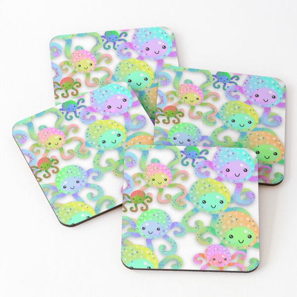 Item preview, Rainbow tako octopuses designed and sold by ookaiyah.