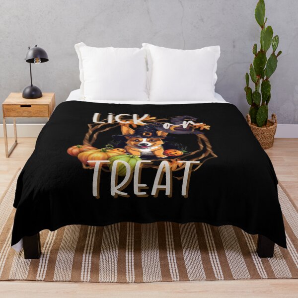 Item preview, Lick or Treat Good Spooky Vibes Halloween Corgi Pembroke designed and sold by PupilLove.