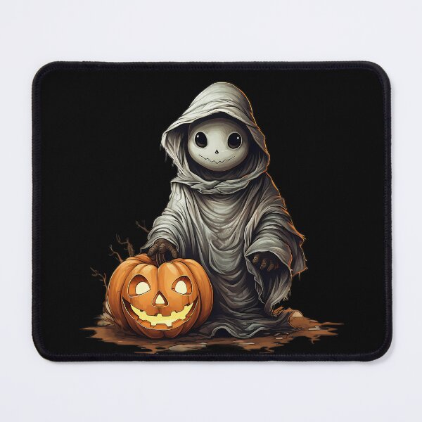 Item preview, Ghostly White Creature & Jack-o'-lantern Pumpkin designed and sold by Sturdust.