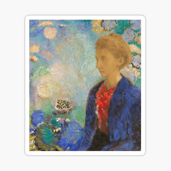 Artikel-Vorschau von Baronne von Domecy von Odilon Redon 1910, designt und verkauft von Vintage Wall Art.