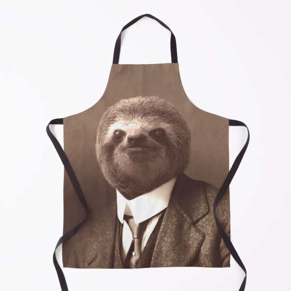 Item preview, Gentleman Sloth - Print / Home Decor / Wall Art / Poster / Gift / Birthday / Sloth Lover Gift / Animal print Canvas Print designed and sold by Furry And  Purry.