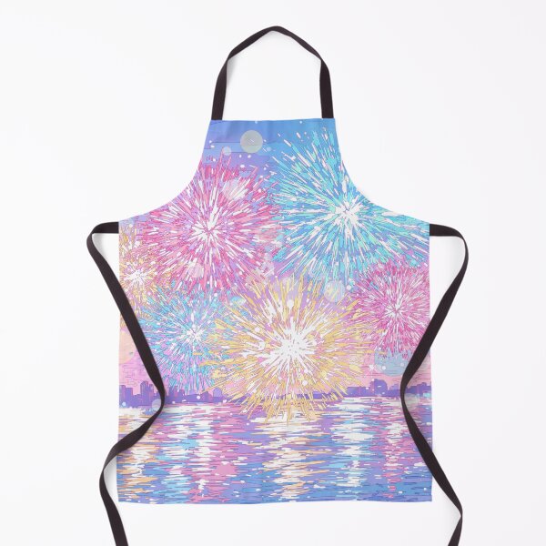 Item preview, Tokyo, suncet and colorful fireworks designed and sold by AnGoArt.