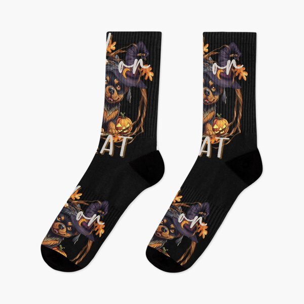 Item preview, Lick or Treat Good Spooky Vibes Halloween Rottweiler designed and sold by PupilLove.