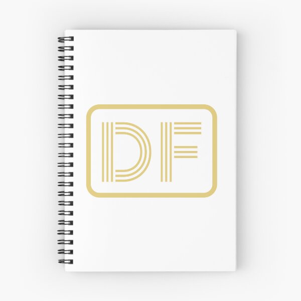 Item preview, DF Initials Gold Geometric Letters designed and sold by Jeallan Designs.