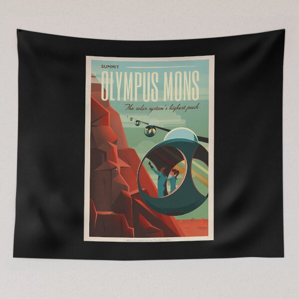 Item preview, SpaceX Mars Colonization and Tourism Association Olympus Mons (8K resolution)  	 designed and sold by mzqlsamj1.