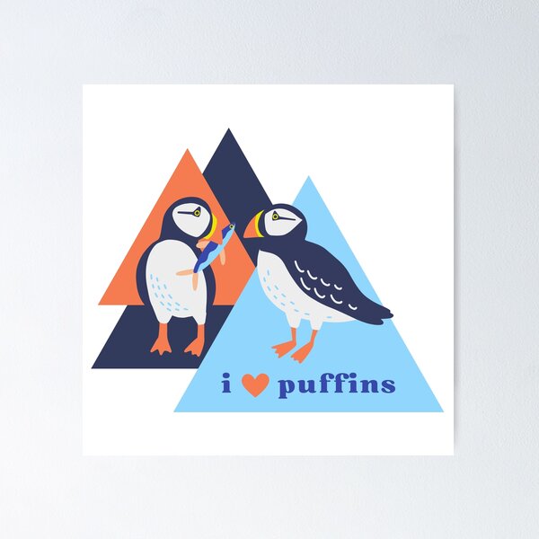 Item preview, i love puffins designed and sold by laurawoods-buch.