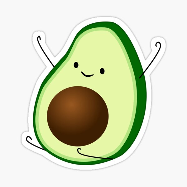 Avocado Cow | Sticker