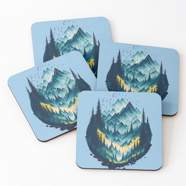Item preview, Nature, mountains and trees designed and sold by Dr-Kane.