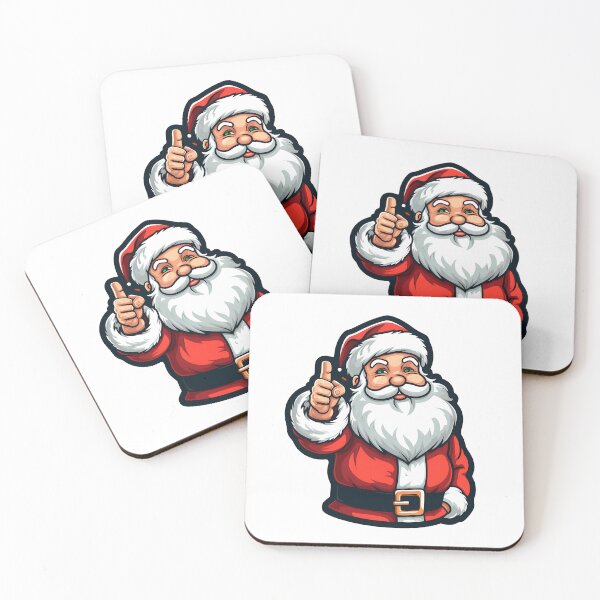 Item preview, Santa Claus is pointing at something designed and sold by Only-4u.