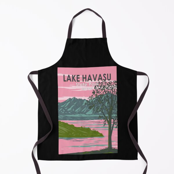 Item preview, Lake Havasu State Park Travel Art Vintage designed and sold by KrisSidDesigns.