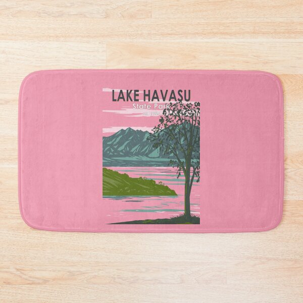 Item preview, Lake Havasu State Park Travel Art Vintage designed and sold by KrisSidDesigns.
