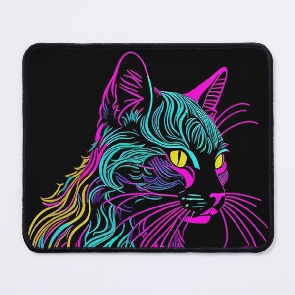 Item preview, Cat in coloured swirls designed and sold by DWeyers.
