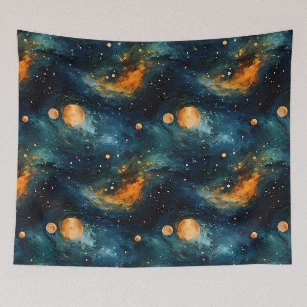 Item preview, Van Gogh Starry Night Outer Space Pattern 7 designed and sold by DigitalPatternx.