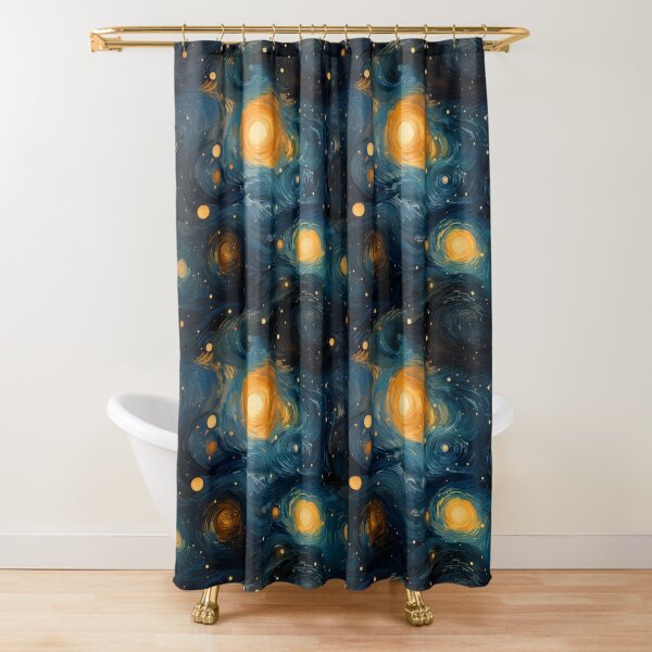 Item preview, Van Gogh Starry Night Outer Space Pattern 8 designed and sold by DigitalPatternx.