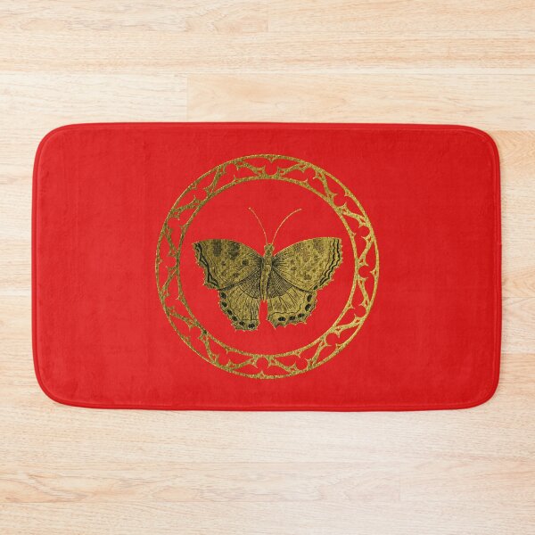 Item preview, Golden butterfly in golden ring. designed and sold by Luggnagg.
