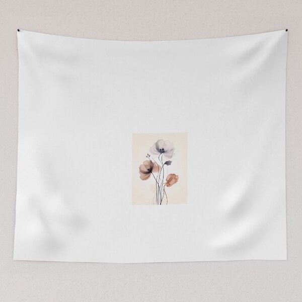 Item preview, a close up of three flowers on a white background designed and sold by Dark Fantasy Store.