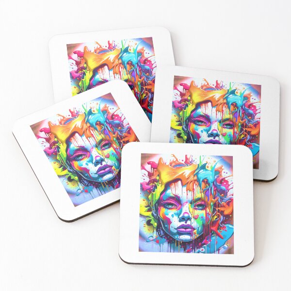 Item preview, Bright and vivid colourful woman designed and sold by Rorulent.