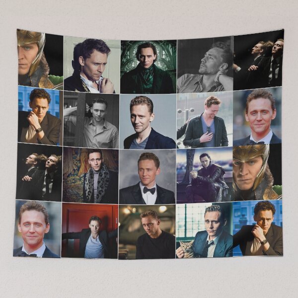 Item preview, Tom Hiddleston Cute Photo Collage designed and sold by GoghGetta.
