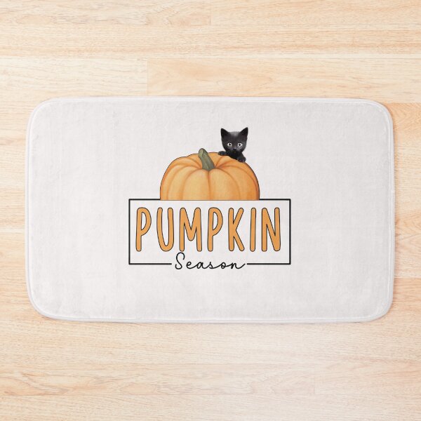 Item preview, Pumpkin Season Cat designed and sold by HappyLifeCreate.