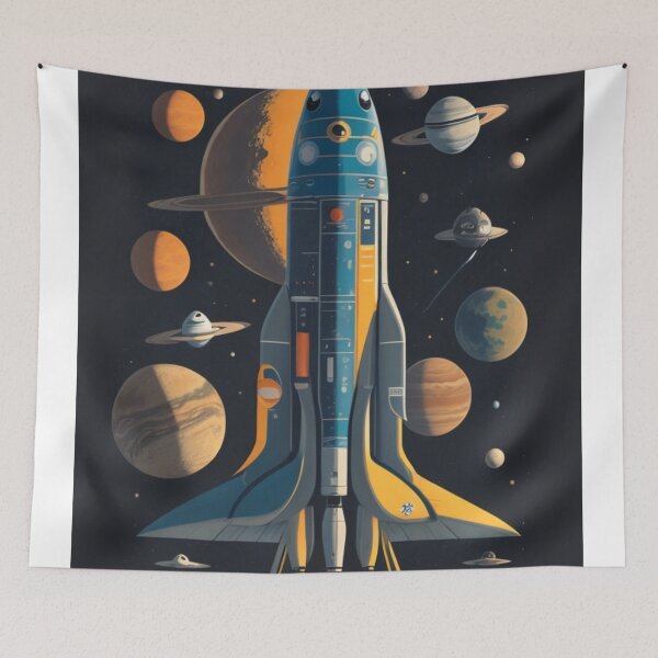 Item preview, rocket space exploration designed and sold by jsebouvi.