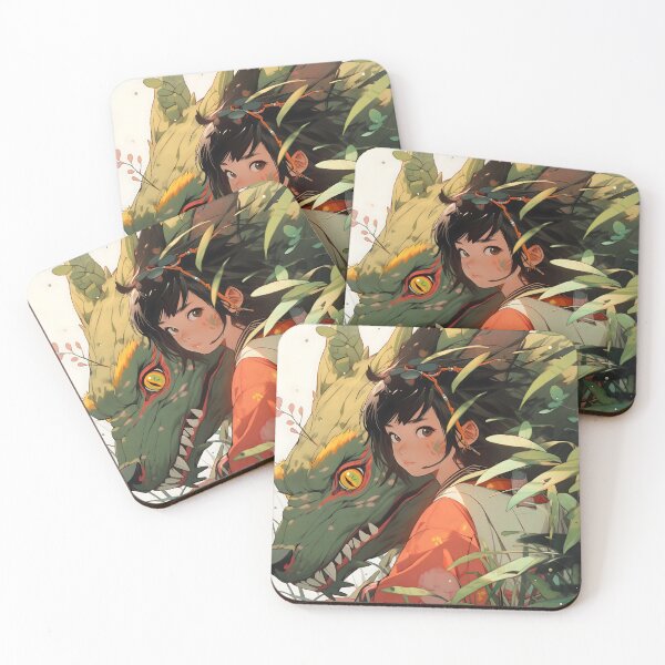 Item preview, Anime Inspired Girl and Forest Wolf designed and sold by dcrc.