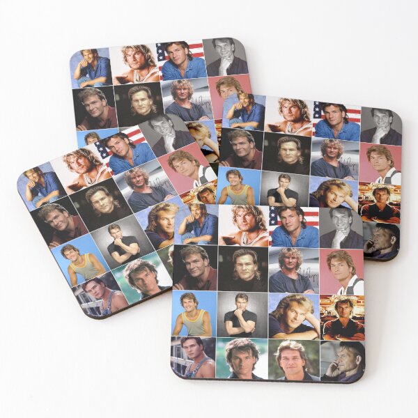 Item preview, Patrick Swayze Photo Collage designed and sold by GoghGetta.