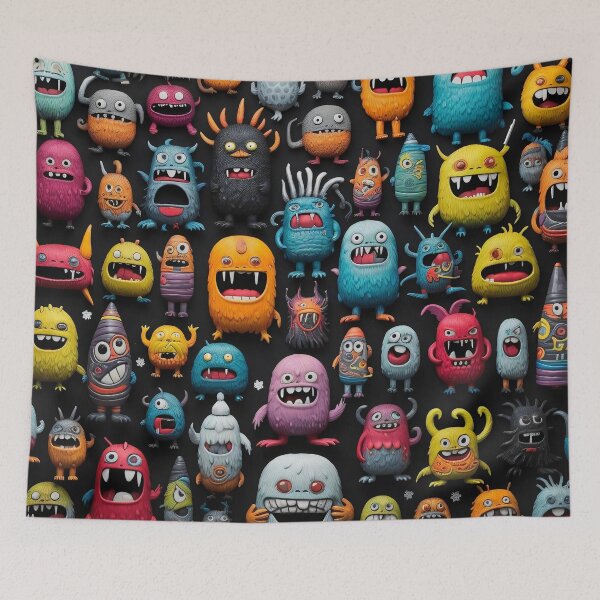 Item preview, Vibrant Creatures: A Symphony of Colorful Monsters designed and sold by Brendon987.