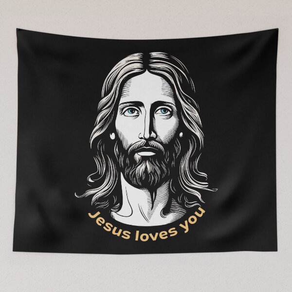 Item preview, Jesus loves you designed and sold by portokalis.