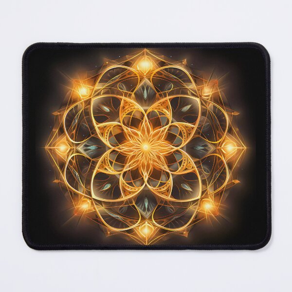 Item preview, Fractal Whispers: High-Res Sacred Geometry Mandala designed and sold by TriarArt.