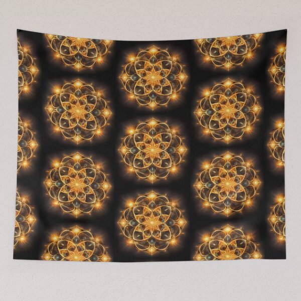 Item preview, Fractal Whispers: High-Res Sacred Geometry Mandala designed and sold by TriarArt.