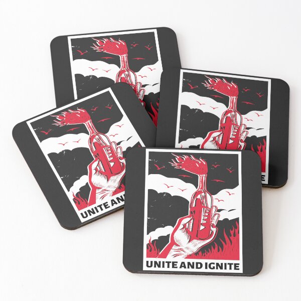 Item preview, Unite and ignite antifascist rebel designed and sold by RokuCreations.