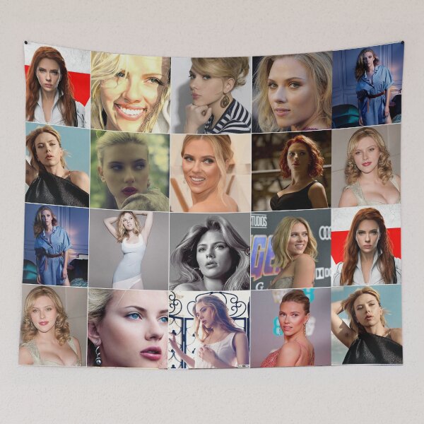 Item preview, Scarlett Johansson Beautiful Photo Collage designed and sold by GoghGetta.