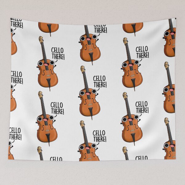Item preview, Cello There Funny Music Puns  designed and sold by redcam3.