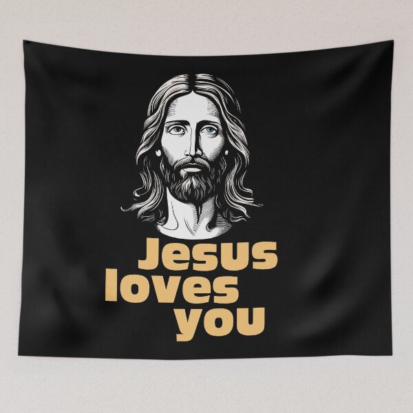 Item preview, Jesus loves you designed and sold by portokalis.