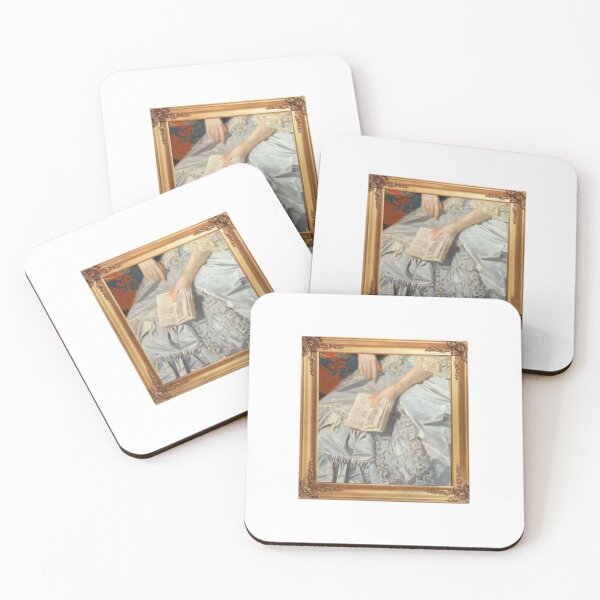 Item preview, lady with a book renaissance painting designed and sold by indie cottage.