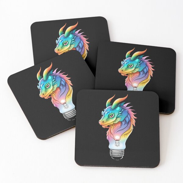Item preview, Kawaii Dragon Light Bulb designed and sold by PiggyWonka.