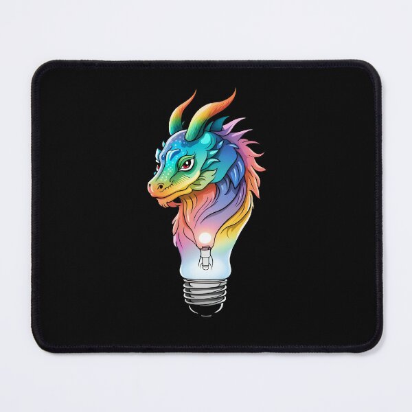 Item preview, Kawaii Dragon Light Bulb designed and sold by PiggyWonka.
