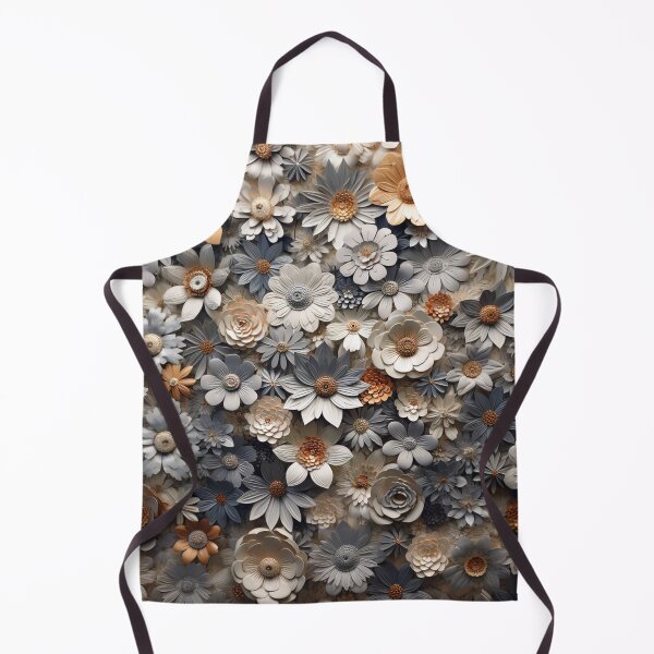 Item preview, Metallic flowers mosaic, unique pattern designed and sold by silent-violin.