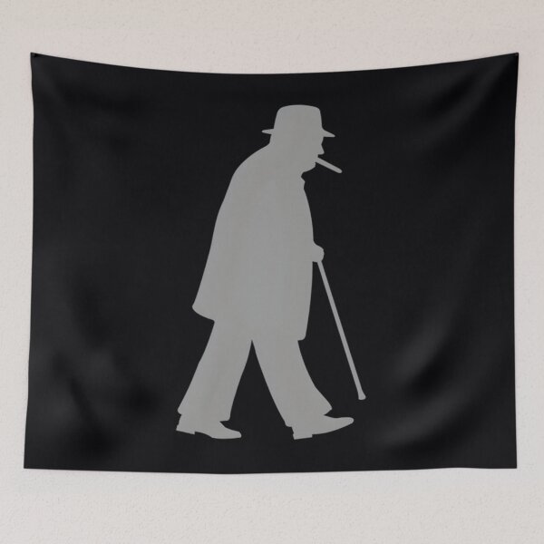 Artikelvorschau, Churchill Silhouette (Grau) entworfen und verkauft von avbjzwpiuh63.