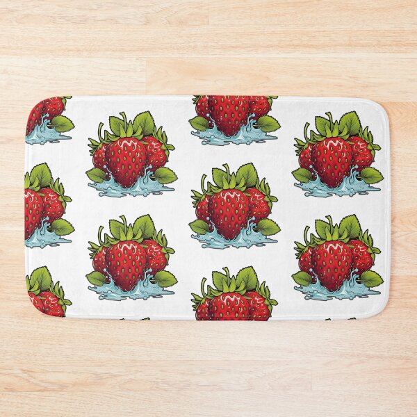 Item preview, red strawberry, juicy fruit, strawberries designed and sold by ArtHideaway.