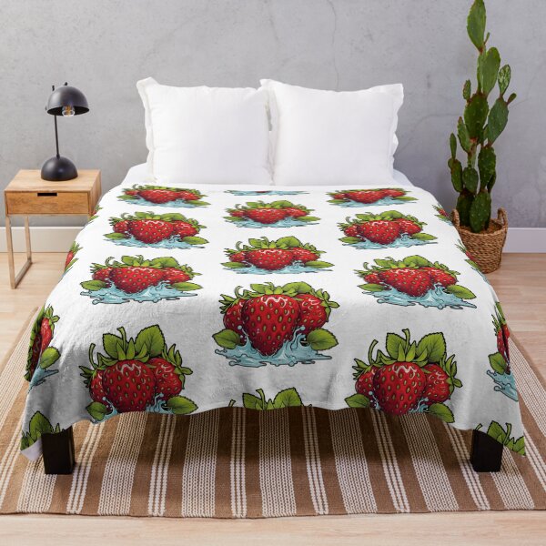 Item preview, red strawberry, juicy fruit, strawberries designed and sold by ArtHideaway.