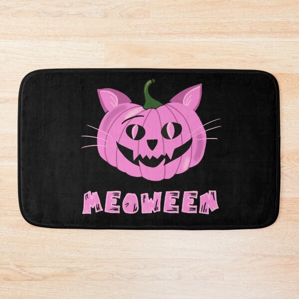 Item preview, Pastel Pink Halloween Cat Meoween designed and sold by PG Illustration.
