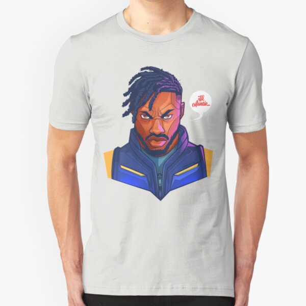 Kilmonger Was Right Slim Fit T-Shirt