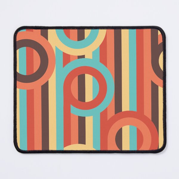 Item preview, Stripes meet circles red designed and sold by Designsbyluzia.